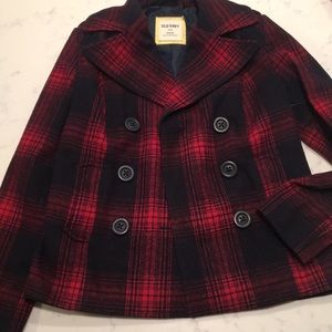 Old Navy Gingham Jacket- perfect for holidays!